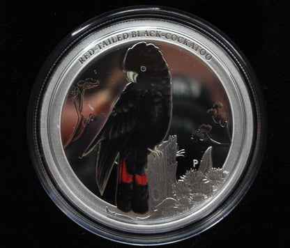 2013 Australia Silver 1/2 Oz 50 Cent Coin Birds of Australia Black Cockatoo