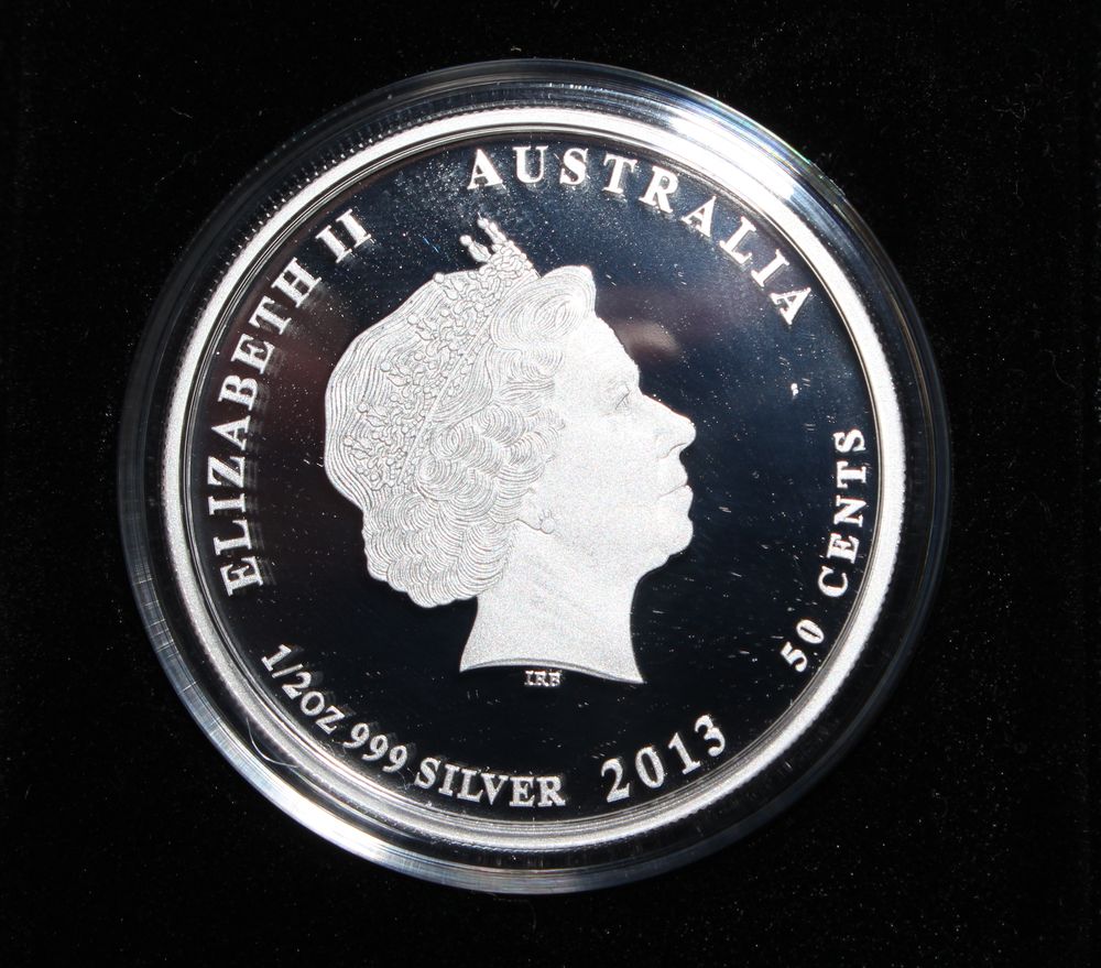 2013 Australia Silver 1/2 Oz 50 Cent Coin Birds of Australia Splendid Fairy Wren