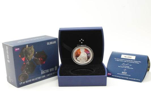 2014 Niue $1 Doctor Who Silurians 1/2oz Silver Proof Coin