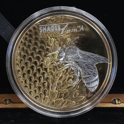 Cook Islands 2014 Silver .925 Shades of Nature Bee $5 Proof Coin