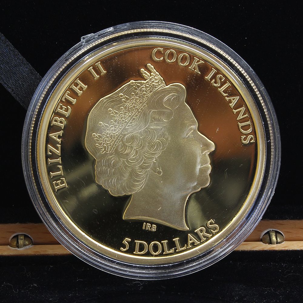 Cook Islands 2014 Silver .925 Shades of Nature Bee $5 Proof Coin