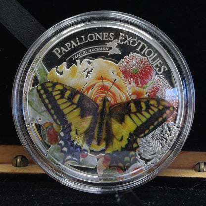 Andorra 2013 Silver .925 Exotic Butterflies Swallowtail 5 Diners Proof Coin