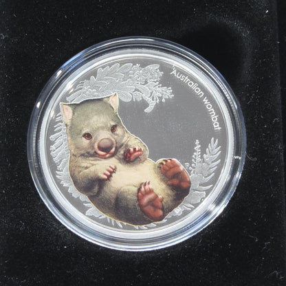 Australia 2013 Bush Babies II Wombat 1/2 Oz 50 Cents Silver Proof Coin