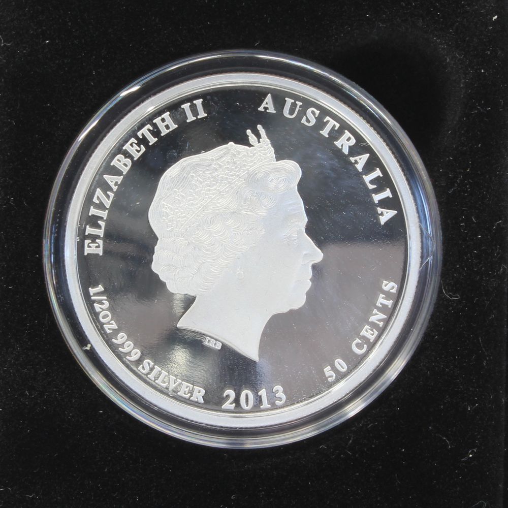 Australia 2013 Bush Babies II Wombat 1/2 Oz 50 Cents Silver Proof Coin