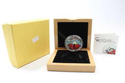 Tanzania 2016 Exotic Butterflies Cymothoe Hobarti 1000 Shillings Proof Coin