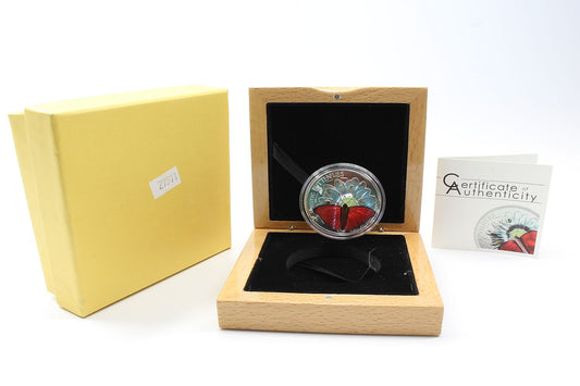 Tanzania 2016 Exotic Butterflies Cymothoe Hobarti 1000 Shillings Proof Coin