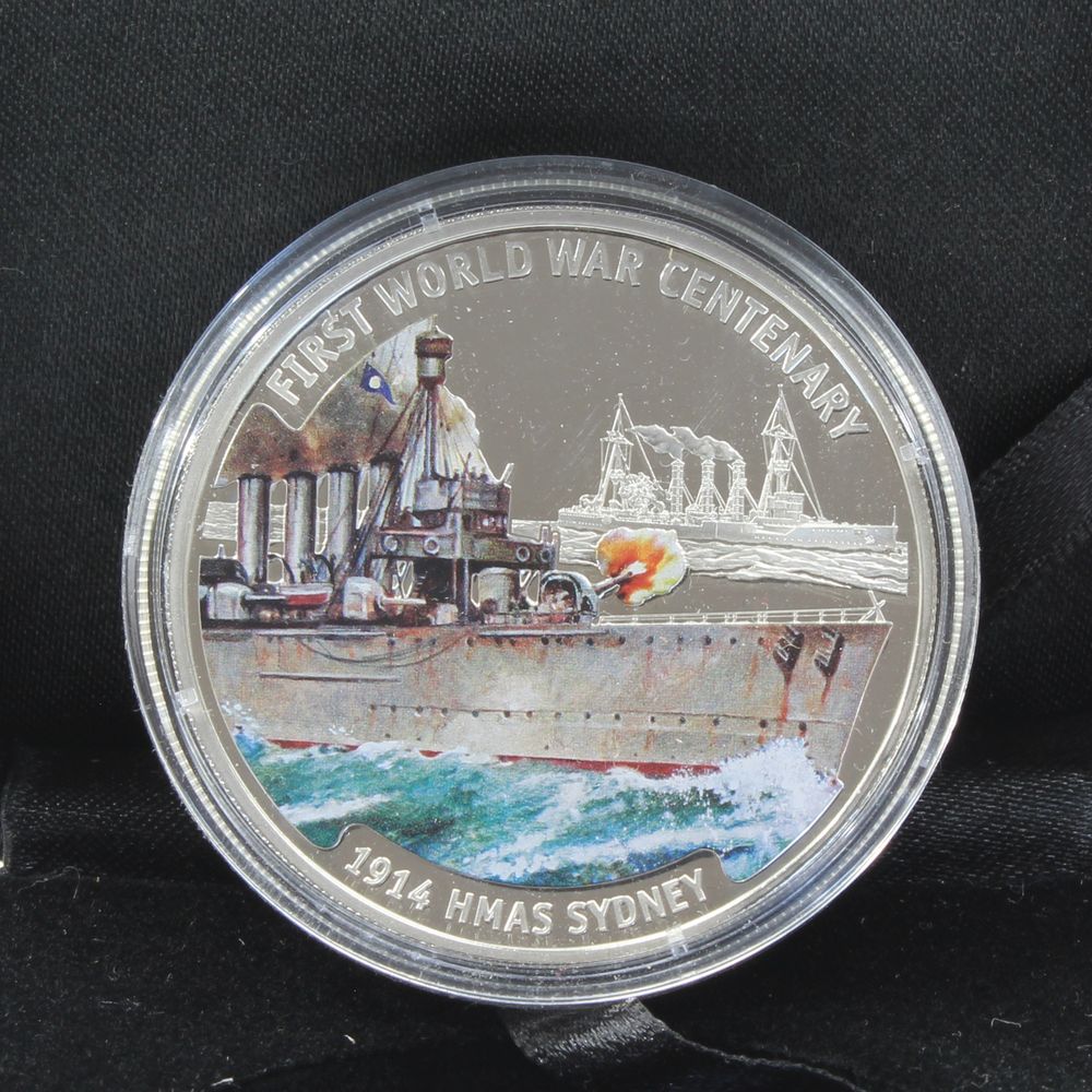 Solomon Islands 2014 First World War Centenary Silver .925 Proof $10 Coin