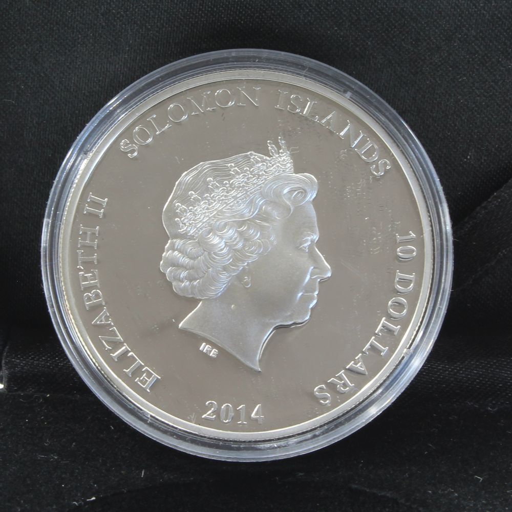 Solomon Islands 2014 First World War Centenary Silver .925 Proof $10 Coin