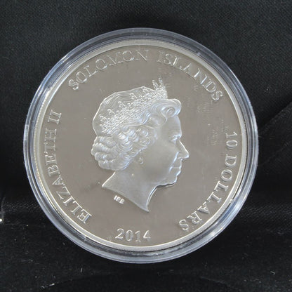 Solomon Islands 2014 First World War Centenary Silver .925 Proof $10 Coin