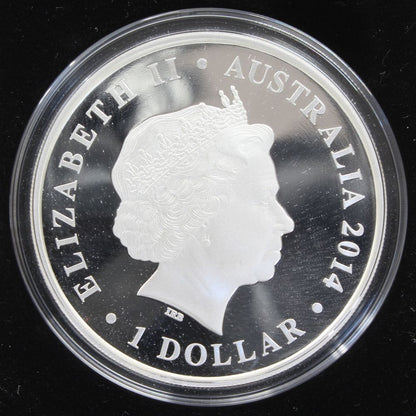 Australia 2014 World Heritage Uluru National Park 1 Oz $1 Silver Proof Coin