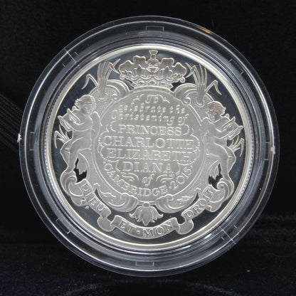 2015 Princess Charlotte Christening Five Pound Crown Silver Proof Coin
