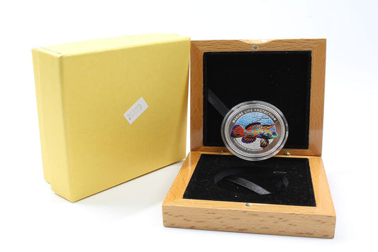 Republic of Palau 2013 Marine Life Protection Mandarin Fish $1 Proof Coin