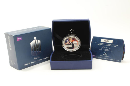 2013 Niue $1 Doctor Who Twelfth Doctor 1/2oz Silver Proof Coin