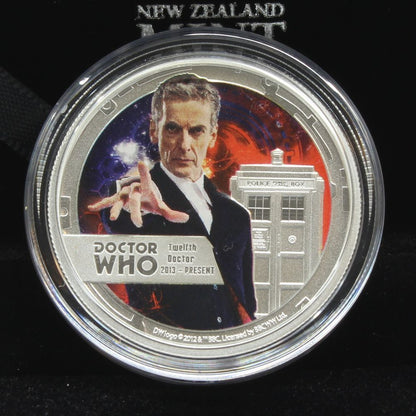 2013 Niue $1 Doctor Who Twelfth Doctor 1/2oz Silver Proof Coin