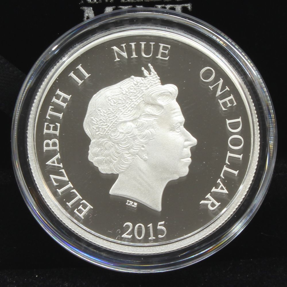 2013 Niue $1 Doctor Who Twelfth Doctor 1/2oz Silver Proof Coin