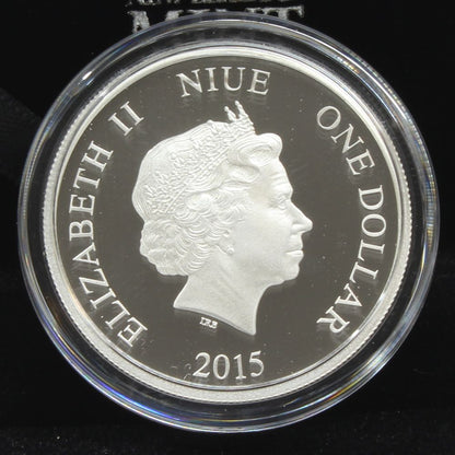 2013 Niue $1 Doctor Who Twelfth Doctor 1/2oz Silver Proof Coin