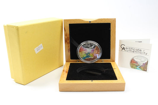 Cook Islands 2014 Silver .925 Spectacular Landscapes Grand Canyon $5 Proof Coin