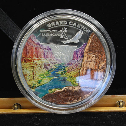Cook Islands 2014 Silver .925 Spectacular Landscapes Grand Canyon $5 Proof Coin