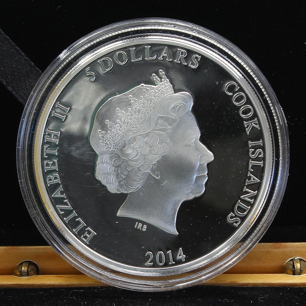 Cook Islands 2014 Silver .925 Spectacular Landscapes Grand Canyon $5 Proof Coin