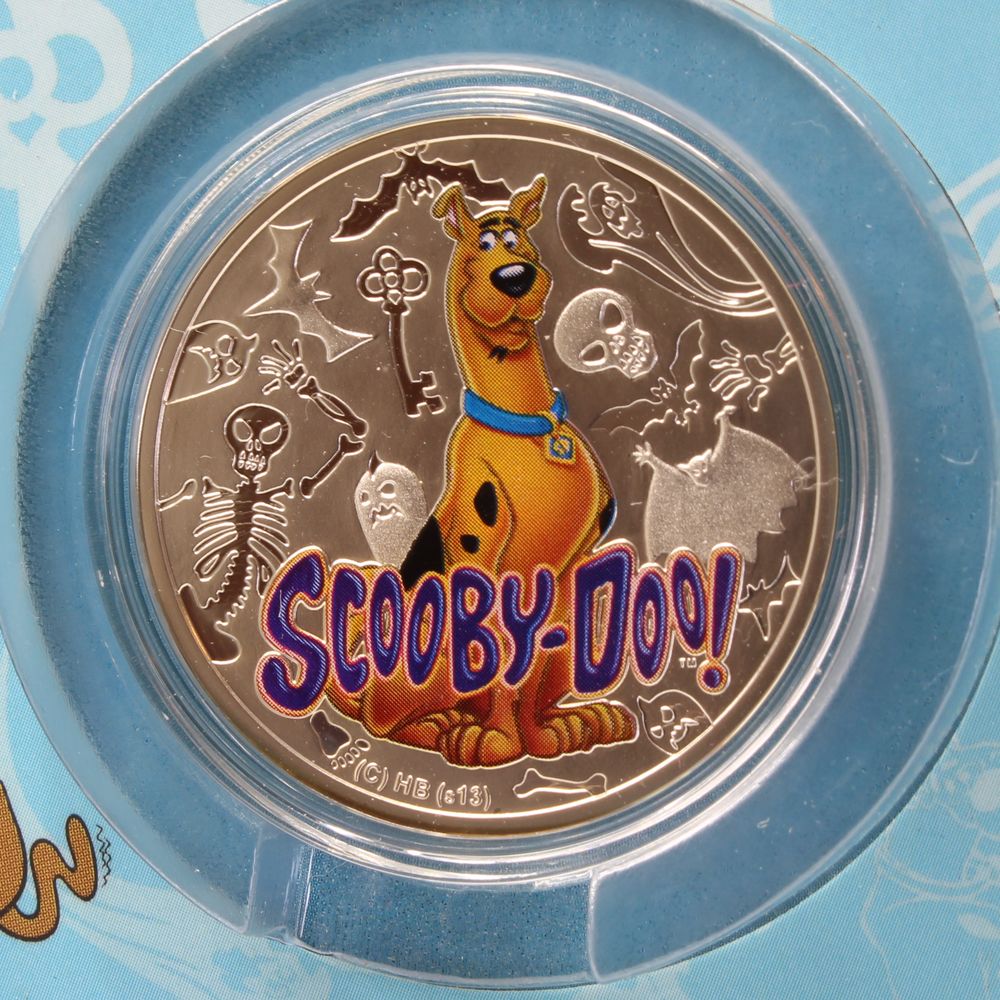 Niue 2013 $1 Cartoon Characters: Scooby-Doo! Silver Commemorative Coin