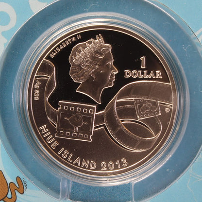 Niue 2013 $1 Cartoon Characters: Scooby-Doo! Silver Commemorative Coin