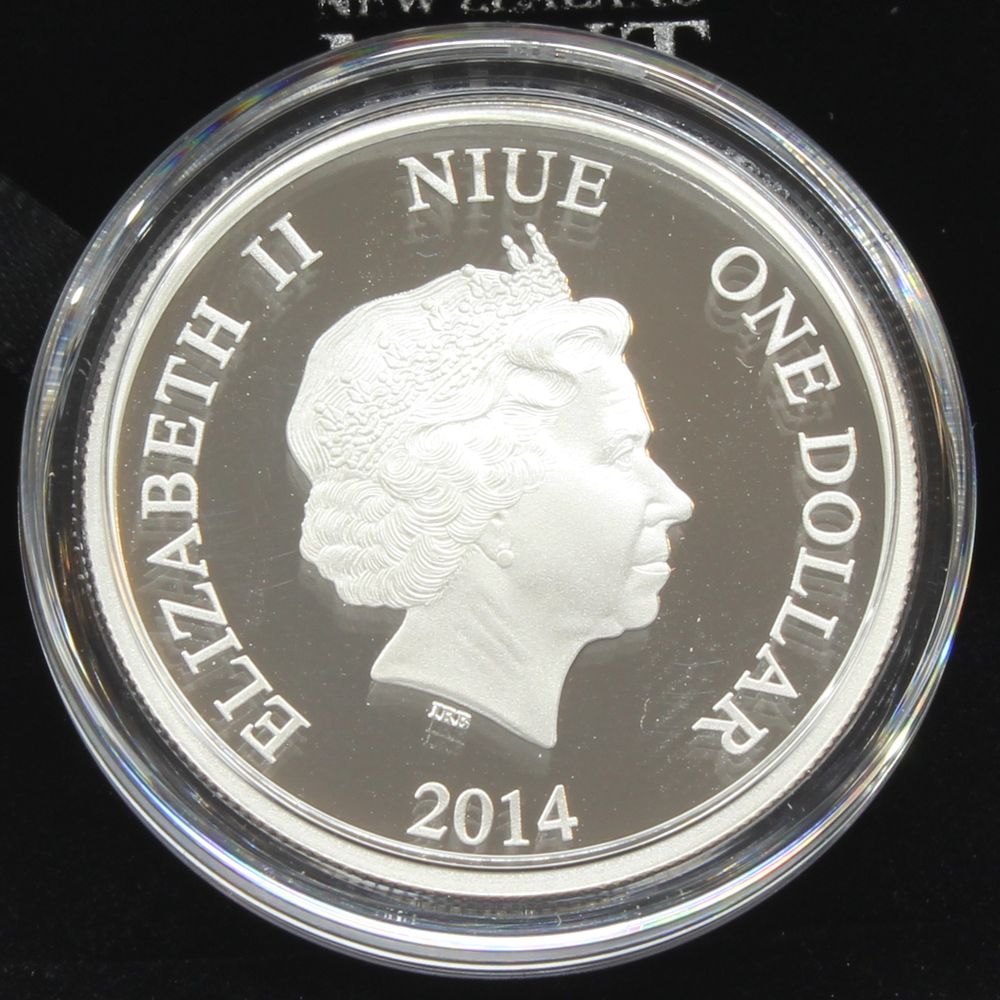 2014 Niue $1 Doctor Who Daleks 1/2oz Silver Proof Coin