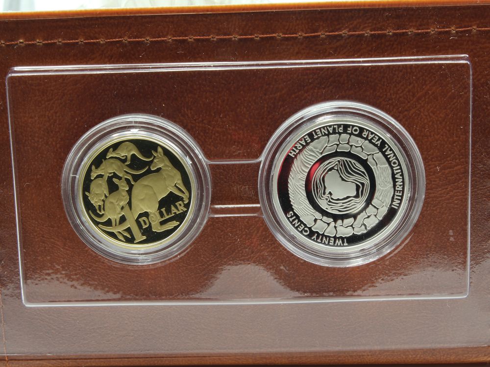 2008 Australia International Year of Planet Earth Two coin Proof Set