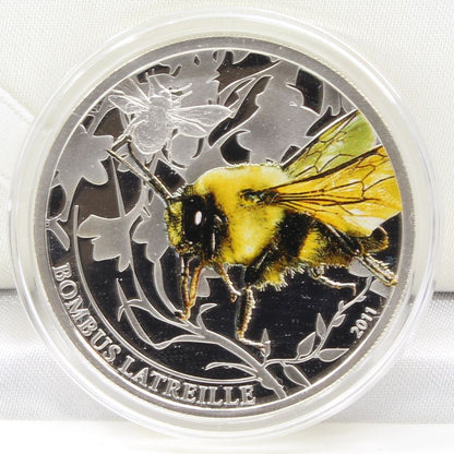 2011 Palau $2 Bumble Bee 1/2 Oz Silver Proof Coin