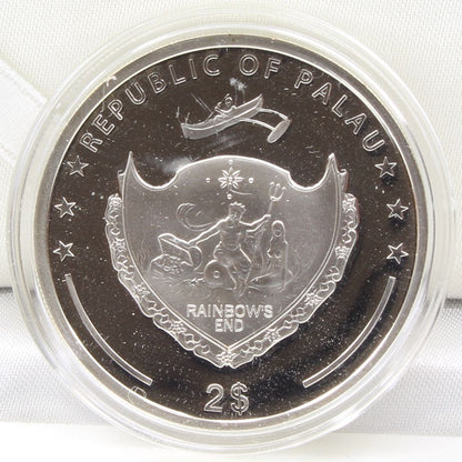 2011 Palau $2 Bumble Bee 1/2 Oz Silver Proof Coin