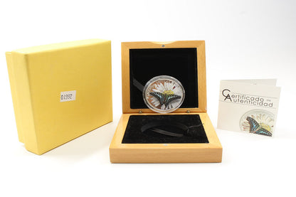 Guinea 2015 Exotic Butterflies Graphium Polycenes 1000 Francs Silver Proof Coin