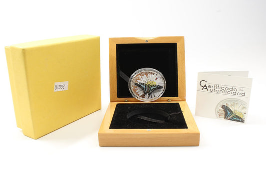 Guinea 2015 Exotic Butterflies Graphium Polycenes 1000 Francs Silver Proof Coin
