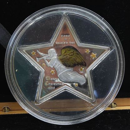 Cook Islands 2013 Silver Christmas Gloria in Excelsis Deo $5 Star Proof Coin
