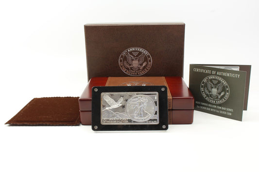 2016 USA 30th Anniversary of the Silver EAGLE 3oz 999 Coin & Ingot