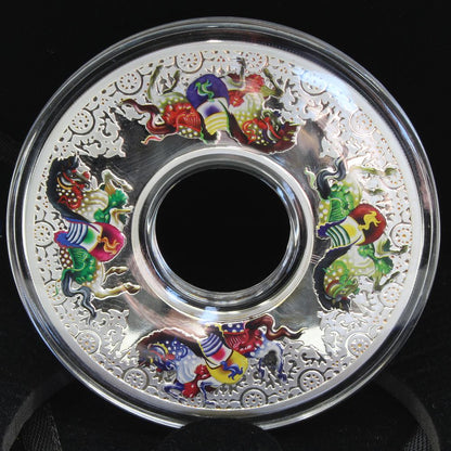 2014 Tokelau Year of the Horse $10 Carousel Horses 2oz Coloured Silver Proof Coin