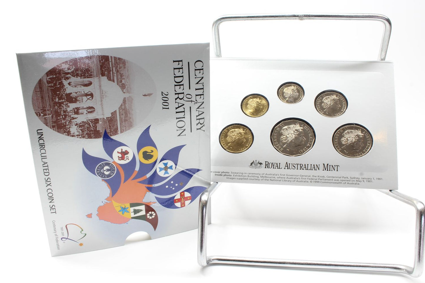 2001 Australia Centenary of Federation Uncirculated Six Coin Set