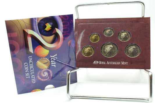 2000 Australia Six Coin Uncirculated Set.