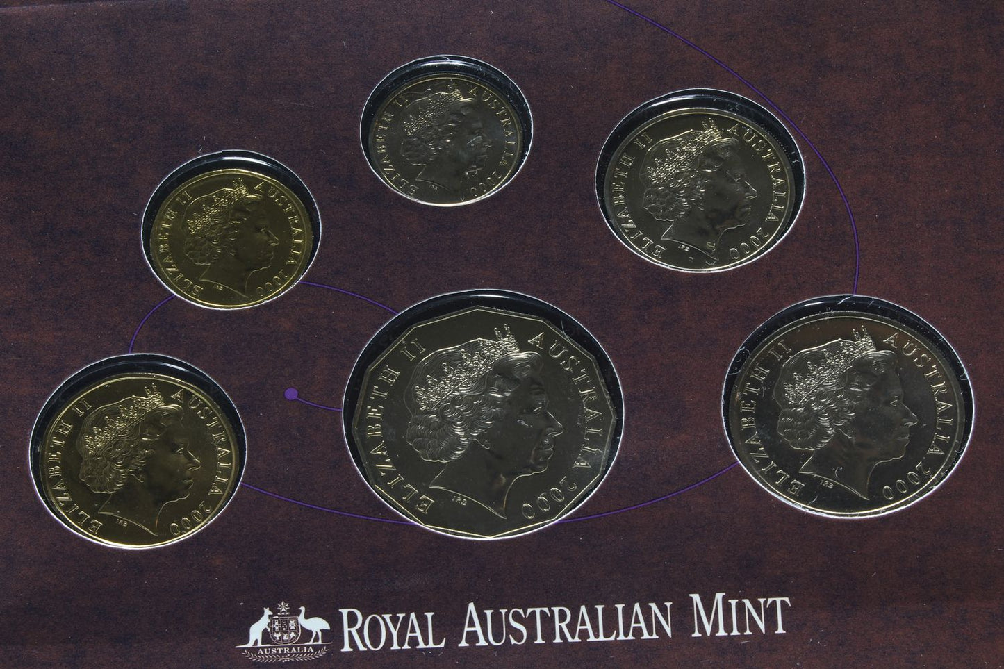 2000 Australia Six Coin Uncirculated Set.
