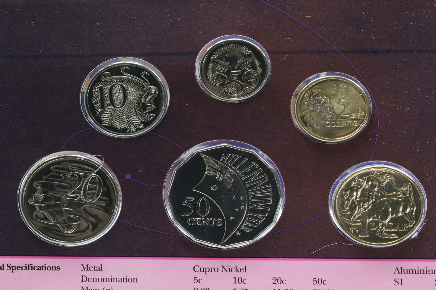2000 Australia Six Coin Uncirculated Set