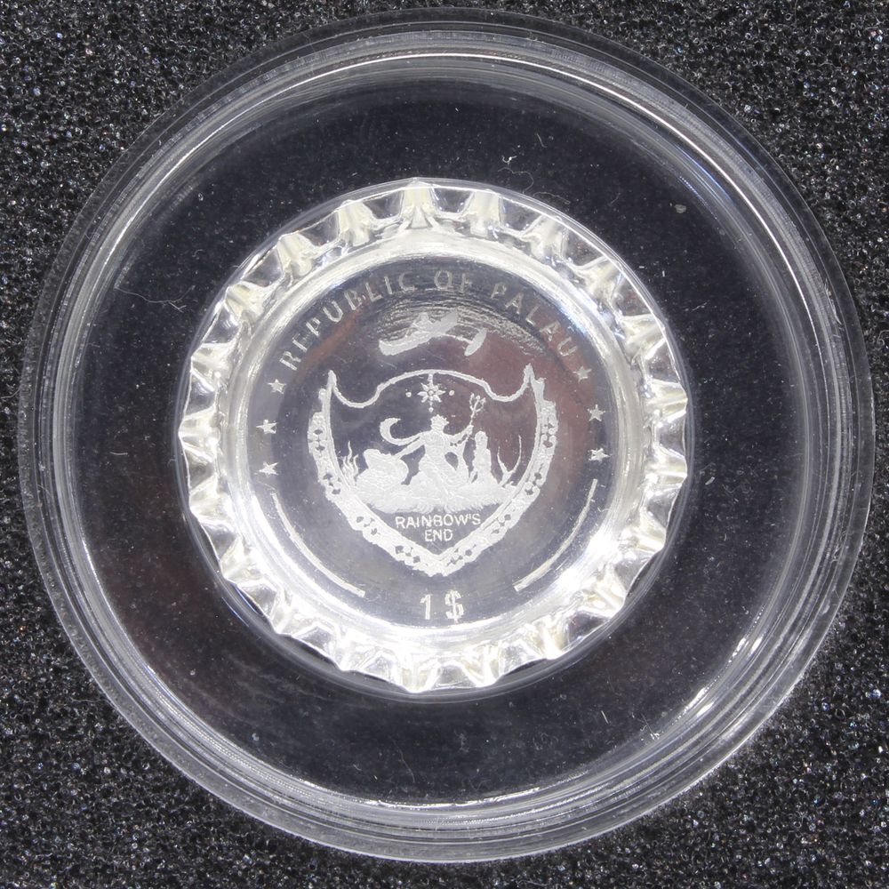 2016 Palau $1 Silver BOTTLE CAP COIN 500 Years Bavarian Purity Law