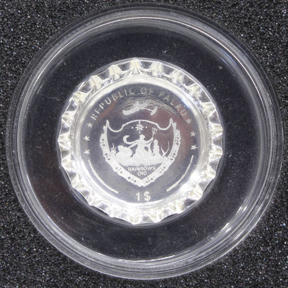 2016 Palau $1 Silver BOTTLE CAP COIN 500 Years Bavarian Purity Law
