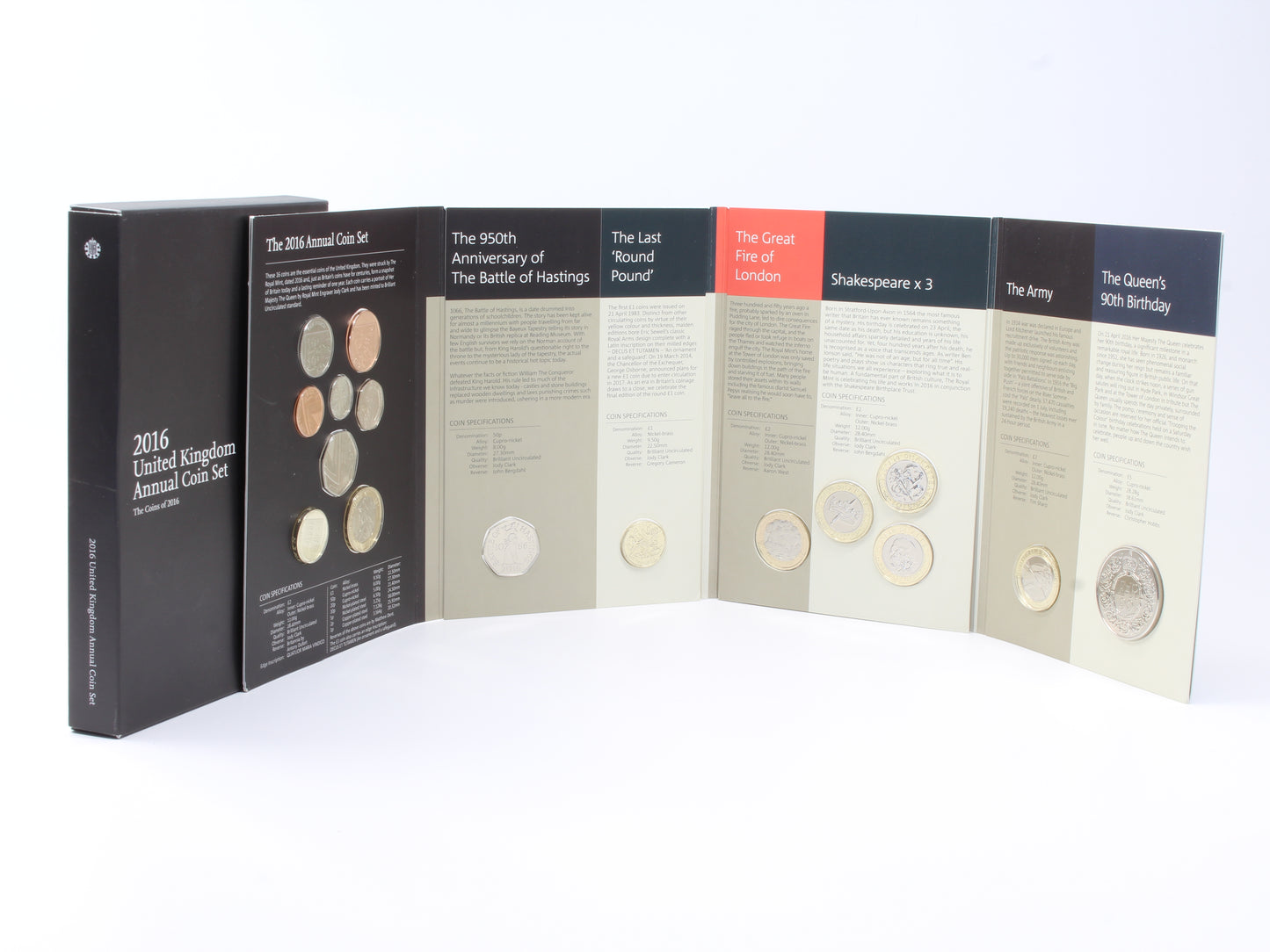 2016 United Kingdom Annual Coin Set