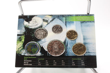 2013 Australia Six Coin Uncirculated Mint Set Special Edition -Coloured 20c