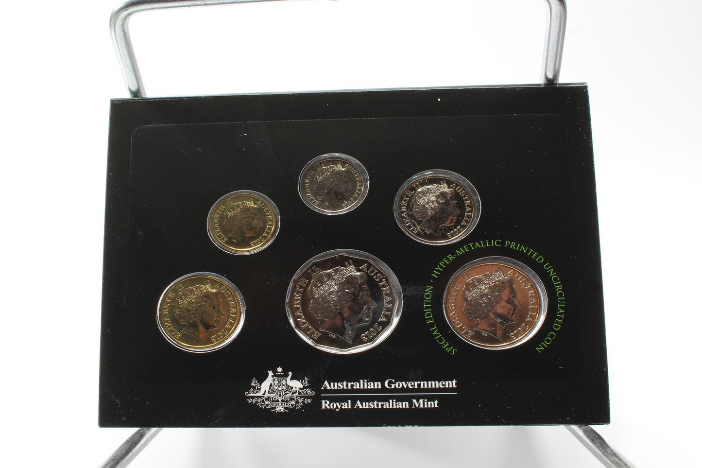 2013 Australia Six Coin Uncirculated Mint Set Special Edition -Coloured 20c