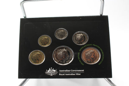 2013 Australia Six Coin Uncirculated Mint Set Special Edition -Coloured 20c