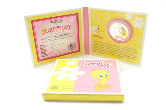 Niue 2013 $1 Cartoon Characters: Tweety Silver Commemorative Coin