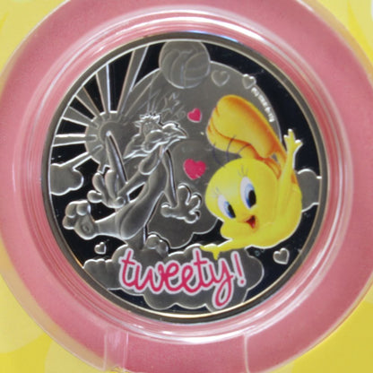 Niue 2013 $1 Cartoon Characters: Tweety Silver Commemorative Coin