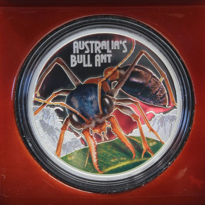 2015 Tuvalu $1 Australian Bull Ant 1oz Silver Proof Coin