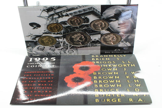 1995 Uncirculated Australia Mint Coin Set