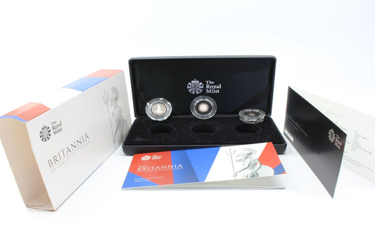 UK 2014 Britannia Silver Proof 3 Coin Set