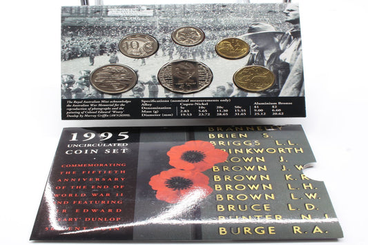 1995 Uncirculated Australia Mint Coin Set